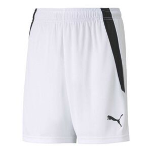 Puma Childrens/Kids Team Liga Football Shorts / White/Black